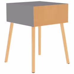 VidaXL 326800 comodino Grigio - Vista aggiuntiva 5