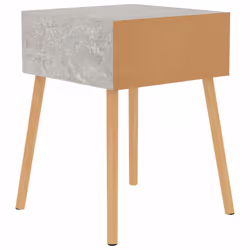 VidaXL 326804 comodino Colore cemento - Vista aggiuntiva 5