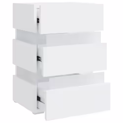VidaXL 326840 comodino Bianco - Vista aggiuntiva 7