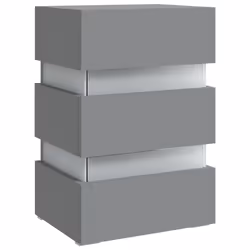VidaXL 326842 comodino Grigio - Vista aggiuntiva 4