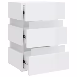 VidaXL 326846 comodino Bianco - Vista aggiuntiva 7