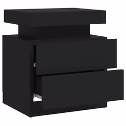VidaXL 326850 comodino Nero - Vista aggiuntiva 6