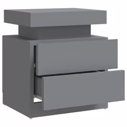VidaXL 326851 comodino Grigio - Vista aggiuntiva 6