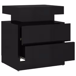 VidaXL 326856 comodino Nero - Vista aggiuntiva 6