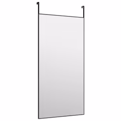 vidaXL Specchio da Porta Nero 50x100 cm in Vetro e Alluminio - Vista aggiuntiva 3