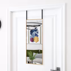 Aggiungete un tocco in stile minimalistico ai vostri interni con questo specchio per porta classico! È adatto per una camera ...