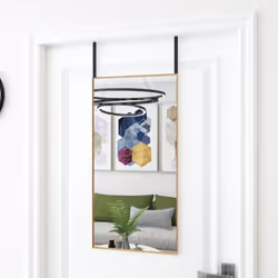 Aggiungete un tocco in stile minimalistico ai vostri interni con questo specchio per porta classico! È adatto per una camera ...