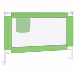 vidaXL Sponda Letto di Sicurezza per Bambini Verde 100x25cm in Tessuto - Vista aggiuntiva 2