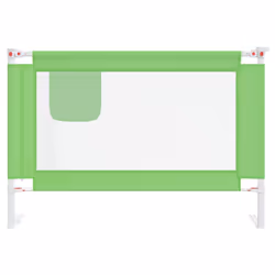 vidaXL Sponda Letto di Sicurezza per Bambini Verde 100x25cm in Tessuto - Vista aggiuntiva 3