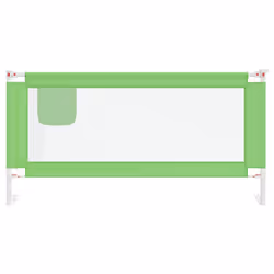vidaXL Sponda Letto di Sicurezza per Bambini Verde 180x25cm in Tessuto - Vista aggiuntiva 3
