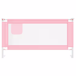 Sponda Letto di Sicurezza per Bambini Rosa 160x25 cm in Tessutocod mxl 129366 - Vista aggiuntiva 3