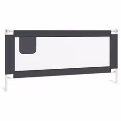 Sponda Letto Sicurezza Bambini Grigio Scuro 200x25 cm Tessutocod mxl 106963 - Vista aggiuntiva 2