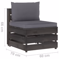 VidaXL 3068120 panca da esterno Legno - Vista aggiuntiva 6