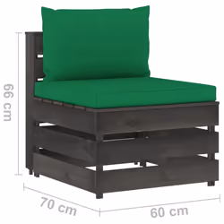 VidaXL 3068125 panca da esterno Legno - Vista aggiuntiva 6