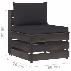 VidaXL 3068127 panca da esterno Legno - Vista aggiuntiva 6