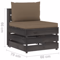 VidaXL 3068128 panca da esterno Legno - Vista aggiuntiva 6