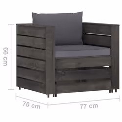 VidaXL 3068144 set mobili da esterno - Vista aggiuntiva 7