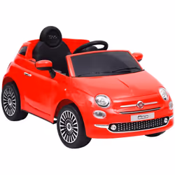 Questa fantastica auto elettrica Fiat, dal design iconico, è un giocattolo meraviglioso che offre ai vostri bambini la miglio ...