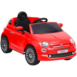 Vidaxl - Auto Elettrica per Bambini Fiat 500 Rossa 3374