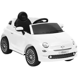 Vidaxl - Auto Elettrica per Bambini Fiat 500 Bianca 6689