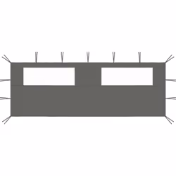 Questa parete laterale per gazebo con finestre è la scelta perfetta per qualsiasi tenda per feste all'aperto. Questa parete d ...
