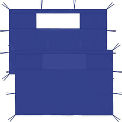Pareti con Finestre per Gazebo 2 pz Blu Vidaxl 17150