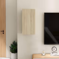 vidaXL Mobile TV Rovere Sonoma 30,5x30x60 cm in Legno Multistrato - Vista aggiuntiva 3