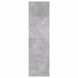 vidaXL Mobile Porta TV Grigio Cemento 30,5x30x110 cm Legno Multistrato - Vista aggiuntiva 3