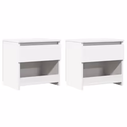 VidaXL 803444 comodino Bianco - Vista aggiuntiva 2