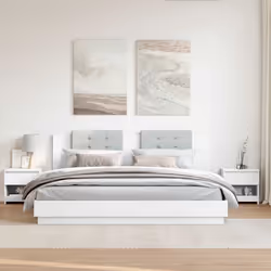 VidaXL 803444 comodino Bianco - Vista aggiuntiva 3