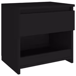 VidaXL 803446 comodino Nero - Vista aggiuntiva 4