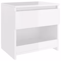 VidaXL 803456 comodino Bianco - Vista aggiuntiva 4