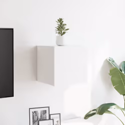 vidaXL Mobile Porta TV a Parete Bianco 30,5x30x30 cm - Vista aggiuntiva 3