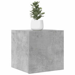 vidaXL Mobili Porta TV a Parete 2pz Grigio Cemento 30,5x30x30 cm