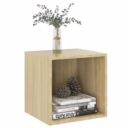 vidaXL Mobile a Muro Rovere Sonoma 37x37x37 cm in Legno Multistrato - Vista aggiuntiva 3