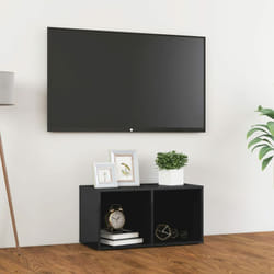 Vidaxl - Mobile Porta tv, Armadietti per tv Grigio Lucido 72x35x36,5 cm in Truciolato