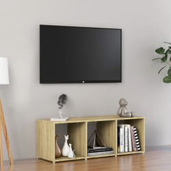 Vidaxl - Mobile Porta Tv in legno design moderno dotato di 3 scomparti vari colori colore : Marrone