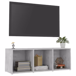 vidaXL Mobile Porta TV Grigio Cemento 107x35x37 cm Legno Multistrato - Vista aggiuntiva 3