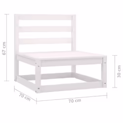 VidaXL 805666 panca da esterno Legno - Vista aggiuntiva 6