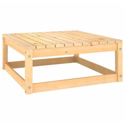 Poggiapiedi da Giardino 42x35x45 cm in Legno Massello di Pino Vidaxl 6074