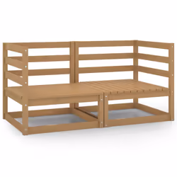 VidaXL 805678, Marrone, Legno, Adulti e bambini, 700 mm, 700 mm, 670 mm