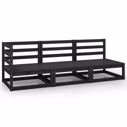 VidaXL 805709, Nero, Legno, Adulti e bambini