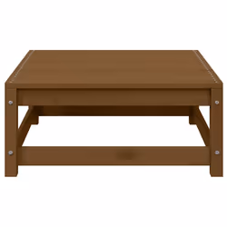 Sgabello da Giardino con Cuscino Marrone Miele in Legno di Pinocod mxl 70739 - Vista aggiuntiva 2