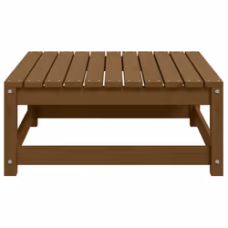 Sgabello da Giardino con Cuscino Marrone Miele in Legno di Pinocod mxl 70739 - Vista aggiuntiva 3