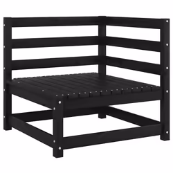 Divano da Giardino a 2 Posti con Cuscini Nero Massello di Pinocod mxl 94745 - Vista aggiuntiva 2