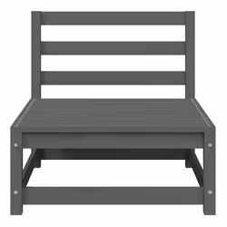 Divani Centrali Giardino con Cuscini Grigi 2 pz Pino Massellocod mxl 70734