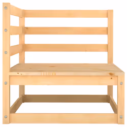 VidaXL 805750 panca da esterno Legno, Tessuto, Poliestere - Vista aggiuntiva 5