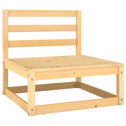VidaXL 805755 panca da esterno Legno, Tessuto, Poliestere