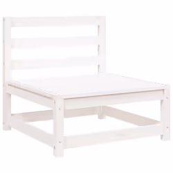 Set Divani da Giardino 2 pz Cuscini Bianchi Massello di Pinocod mxl 71997 - Vista aggiuntiva 3