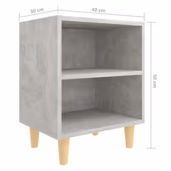 VidaXL 805788 comodino Colore cemento - Vista aggiuntiva 7